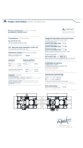 Cortizo 3 panel bifold (3080mm x 2010mm high)